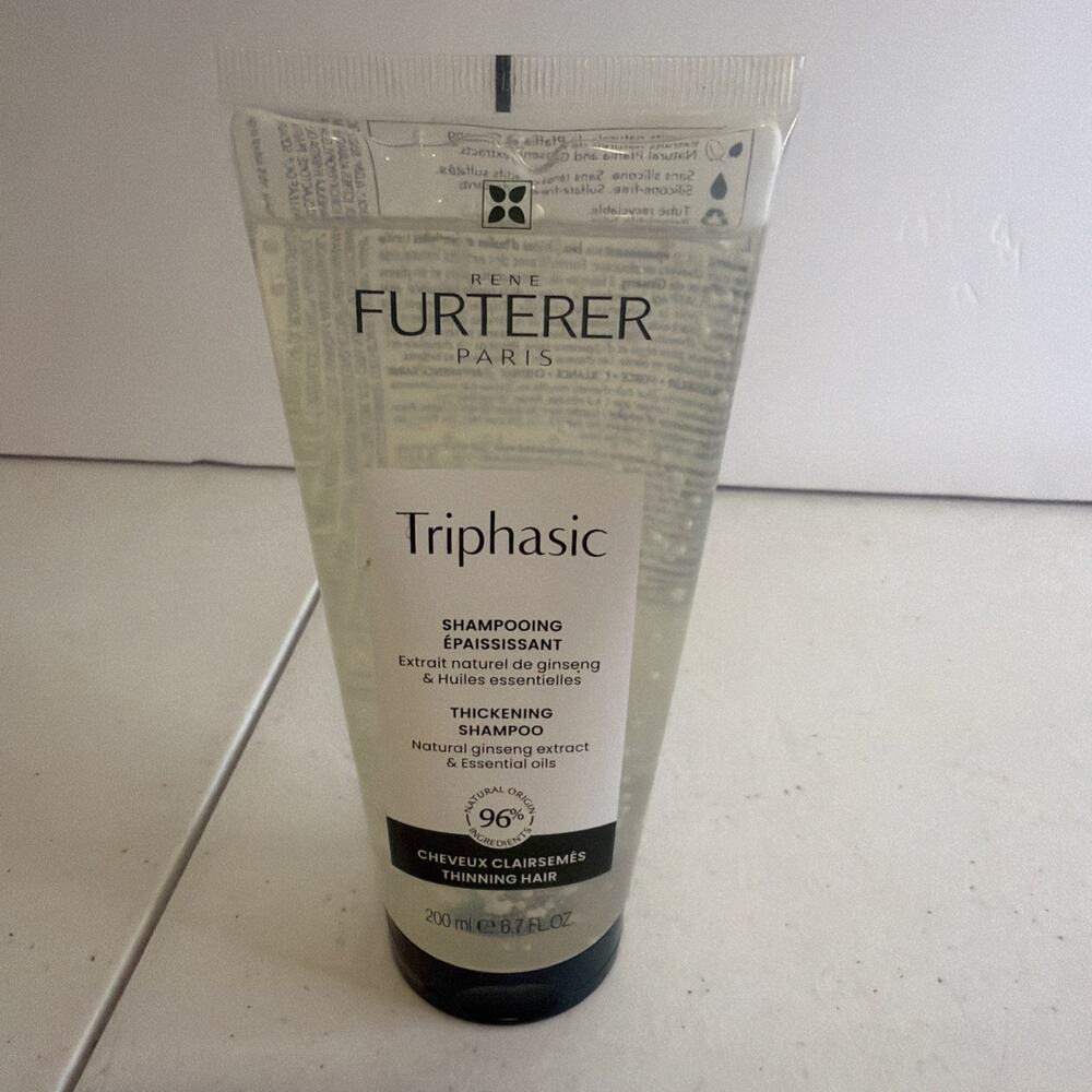 Rene Furterer Triphasic Thickening Shampoo 6.7oz 200ml Thinning Hair NEW Sealed